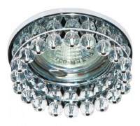 Светильник потолочный Feron, MR16 G5.3 с прозрачным стеклом, хром CD2130